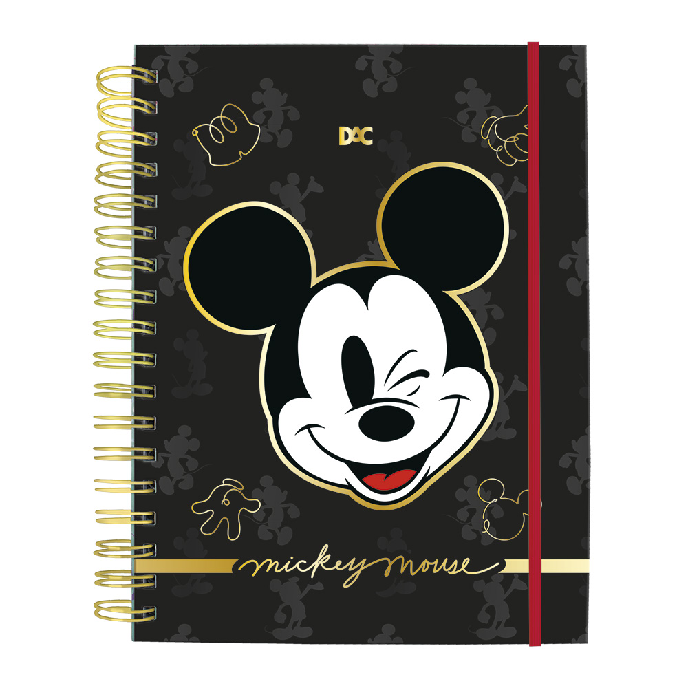 CADERNO DAC 80F CAPA DURA MINI SMART MICKEY
