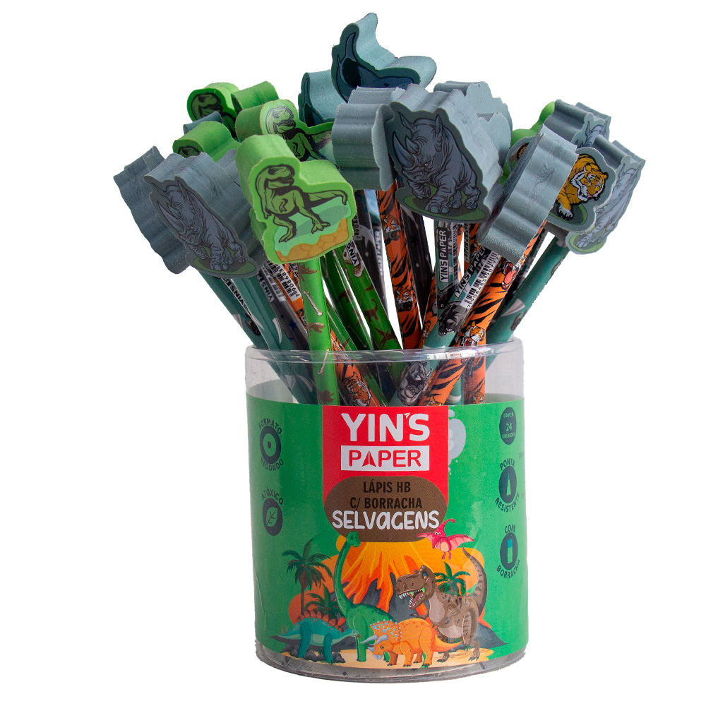 LAPIS C/BOR YINS PAPER ANIMAIS YP8229