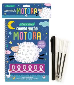 LIVRO CIRANDA COORDENACAO MOTORA LIVRO REUTILIZAVEL COM CANET MAGICA COM TINTA QUE APAGA SOZINHA