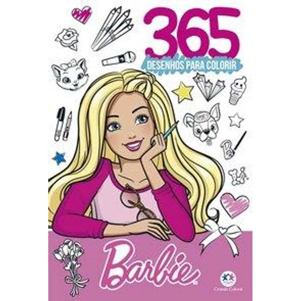 LIVRO CIRANDA BARBIE 365 DESENHOS COLORI