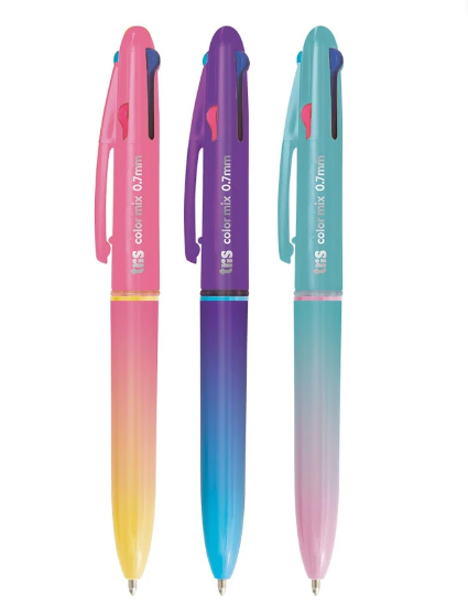CANETA TRIS MIX 4CORES TREND 0.7