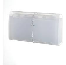 PASTA PLASCONY SANFONADA 12 DIVISORIAS POP 1/2 OFICIO CRISTAL