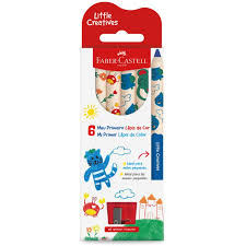 LAPIS DE COR FABER CASTELL C/6 MEU PRIMEIRO COM APONTADOR