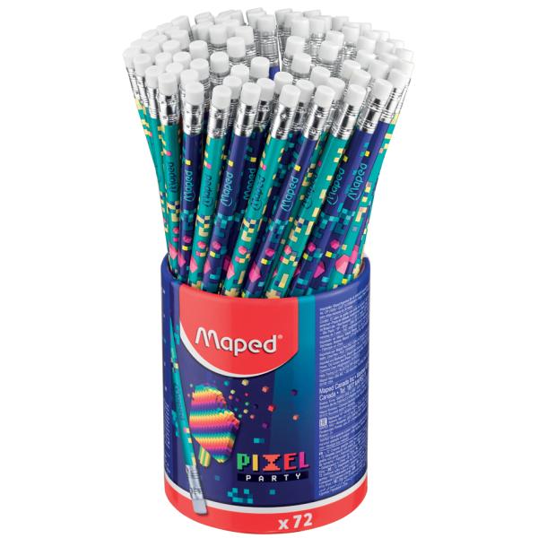 LAPIS C/BORRA MAPED HB PIXEL 851818