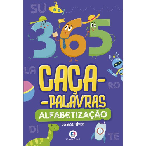LIVRO CIRANDA 365 CACA PALAVRAS ALFABETIZA??O