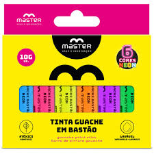 TINTA GUACHE MASTER BASTAO C/6 EGBR6FP