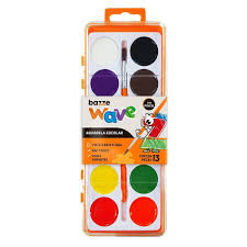 AQUARELA BAZZE C/12 CORES