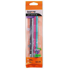 LAPIS GRAFITE BAZZE HB TABUADA BLISTER C/4