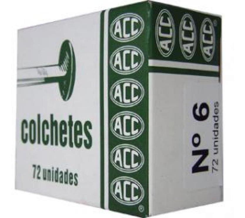 COLCHETE ACC N. 6 CX/72UN