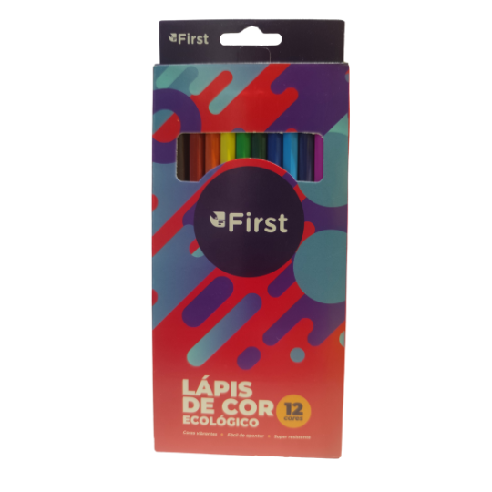 LAPIS DE COR FIRST BRASIL C/12