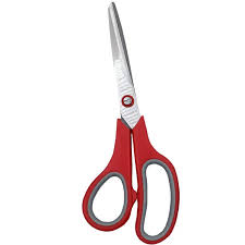 TESOURA ONDA MULTIUSO CABO EMBORRACHADO 21,5CM - CORES SORTIDAS