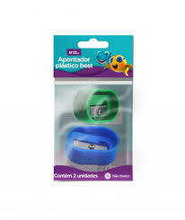 APONTADOR ONDA PLASTICO BEST BLISTER C/2