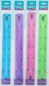 REGUA ONDAFLEXIVEL 30 CM SORTIDOS