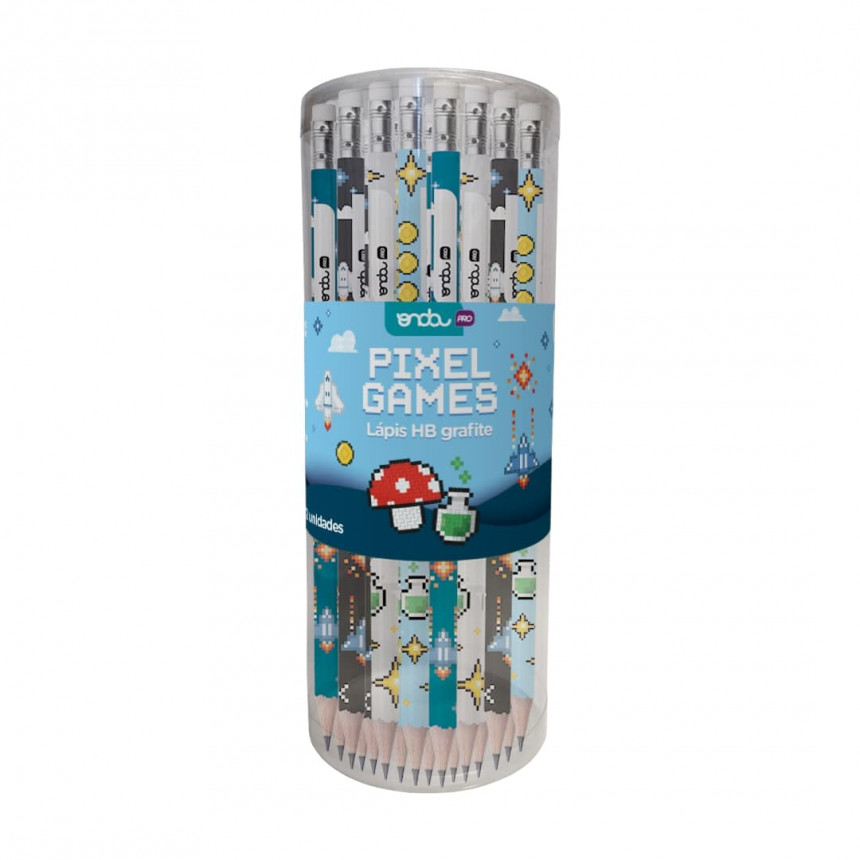 LAPIS ONDA HB COM BORRACHA HAPPY SHARK 1215078