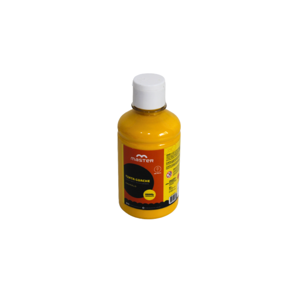 TINTA GUACHE MASTER AMARELA 250ML