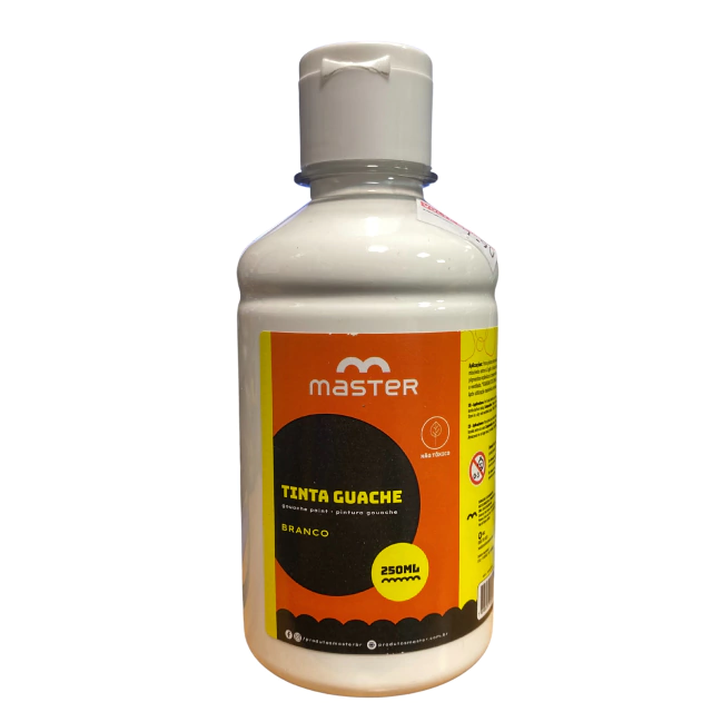 TINTA GUACHE MASTER BRANCO 250ML