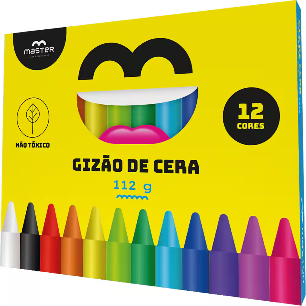 GIZ DE CERA MASTER 12 CORES 112G