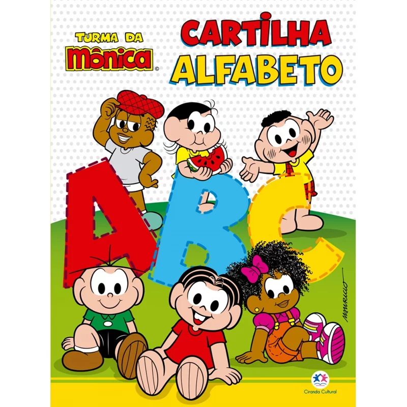 LIVRO CIRANDA CARTILHA ALFABETO TURMA DA MONICA