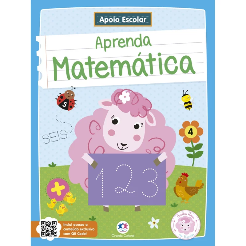 LIVRO CIRANDA OVELHA ROSA APRENDA MATEMATICA