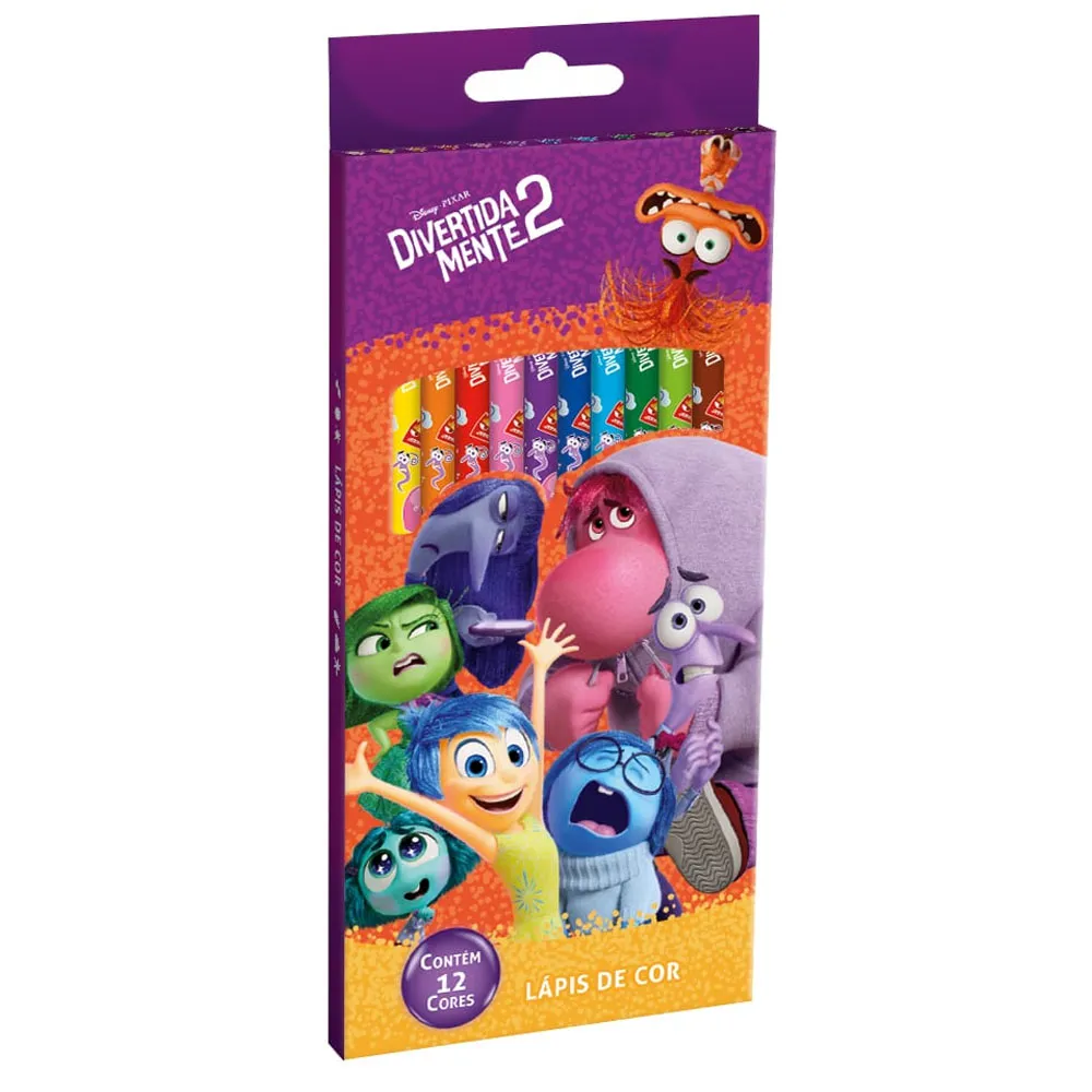 LAPIS DE COR TRIS C/12 DIVERTIDAMENTE