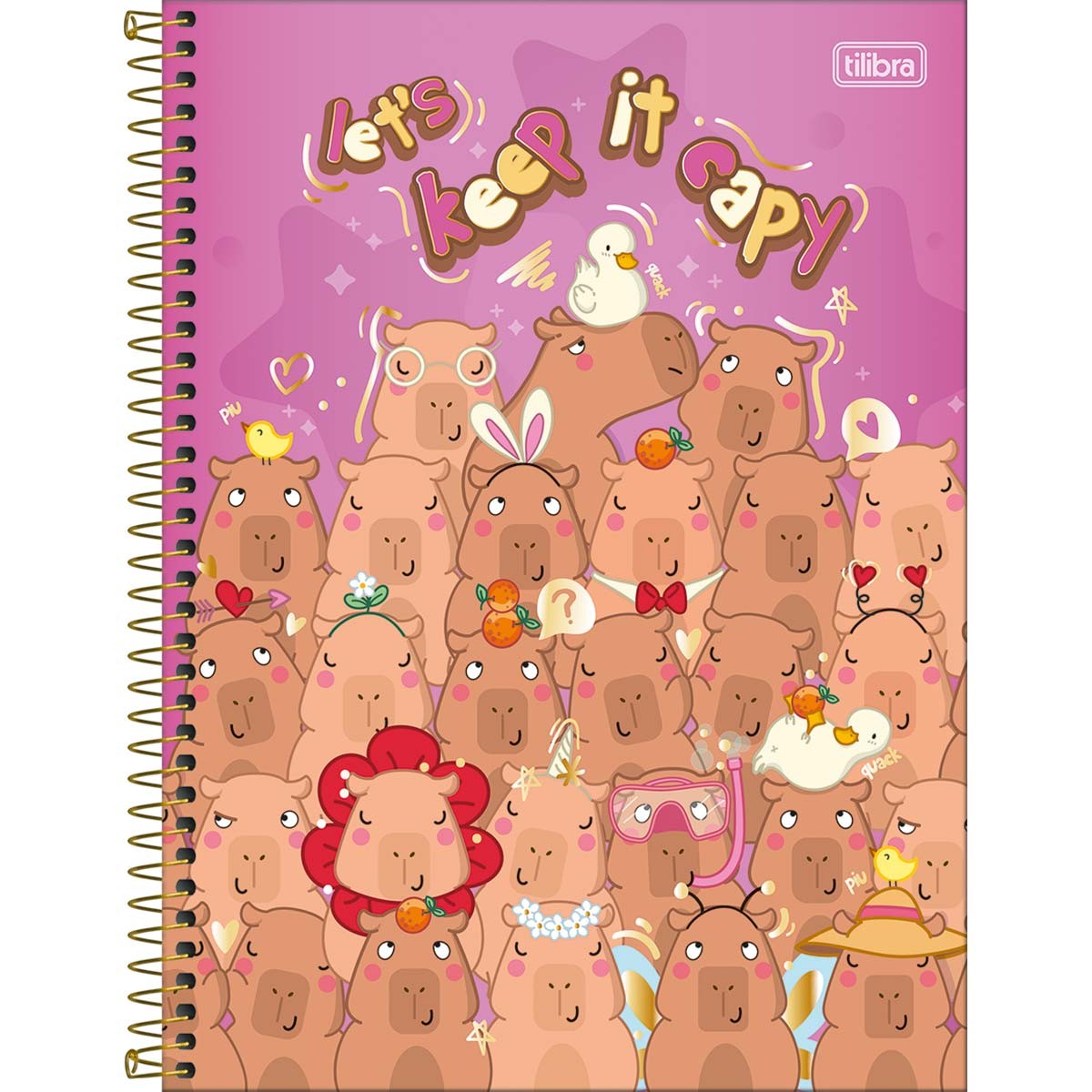 CADERNO TILIBRA 160F UNIV CAPYCLUB