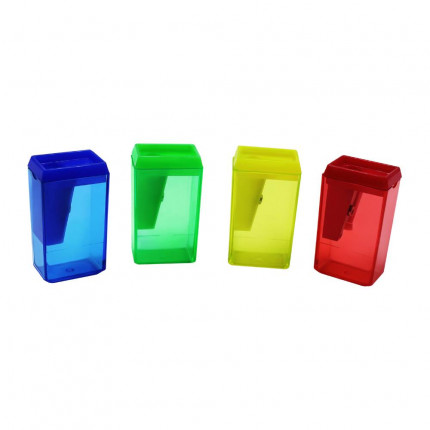 APONTADOR ONDA RETANGULAR C/DEPOSITO PLASTICO