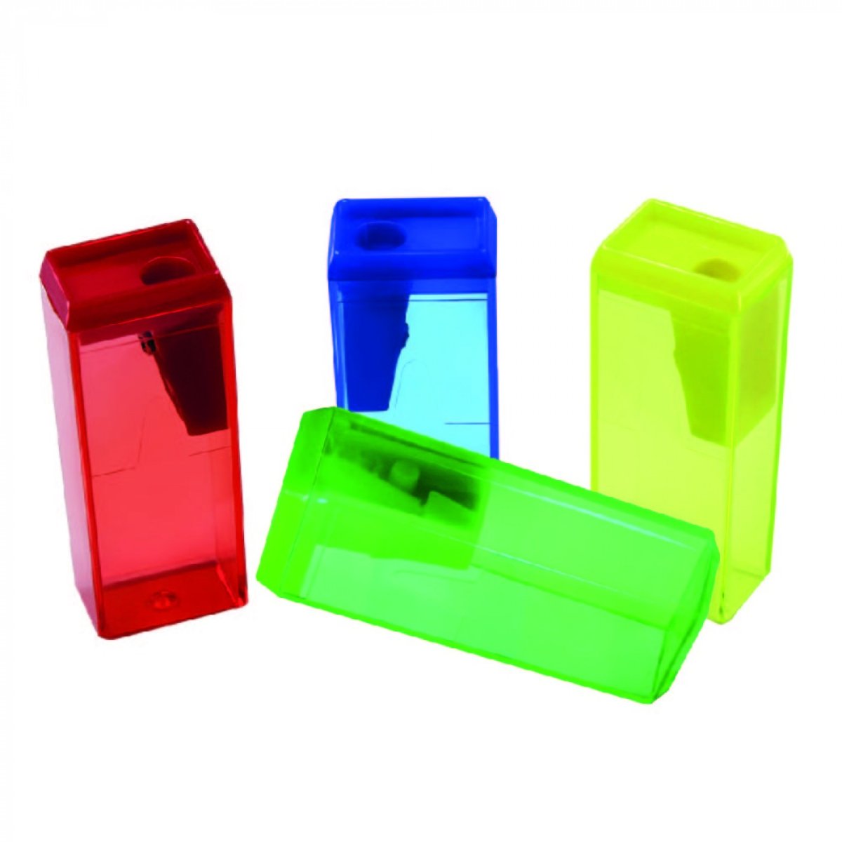 APONTADOR ONDA PLASTICO RETANGULAR BLISTER