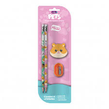KIT LAPIS HB ONDA PETS BLISTER