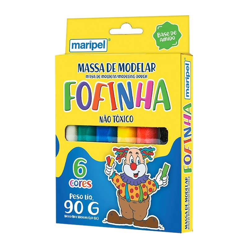 MASSINHA P/ MODELAR MARIPEL 6 CORES