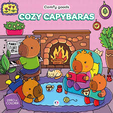 LIVRO CIRANDA COLORIR COZY CAPYBARAS