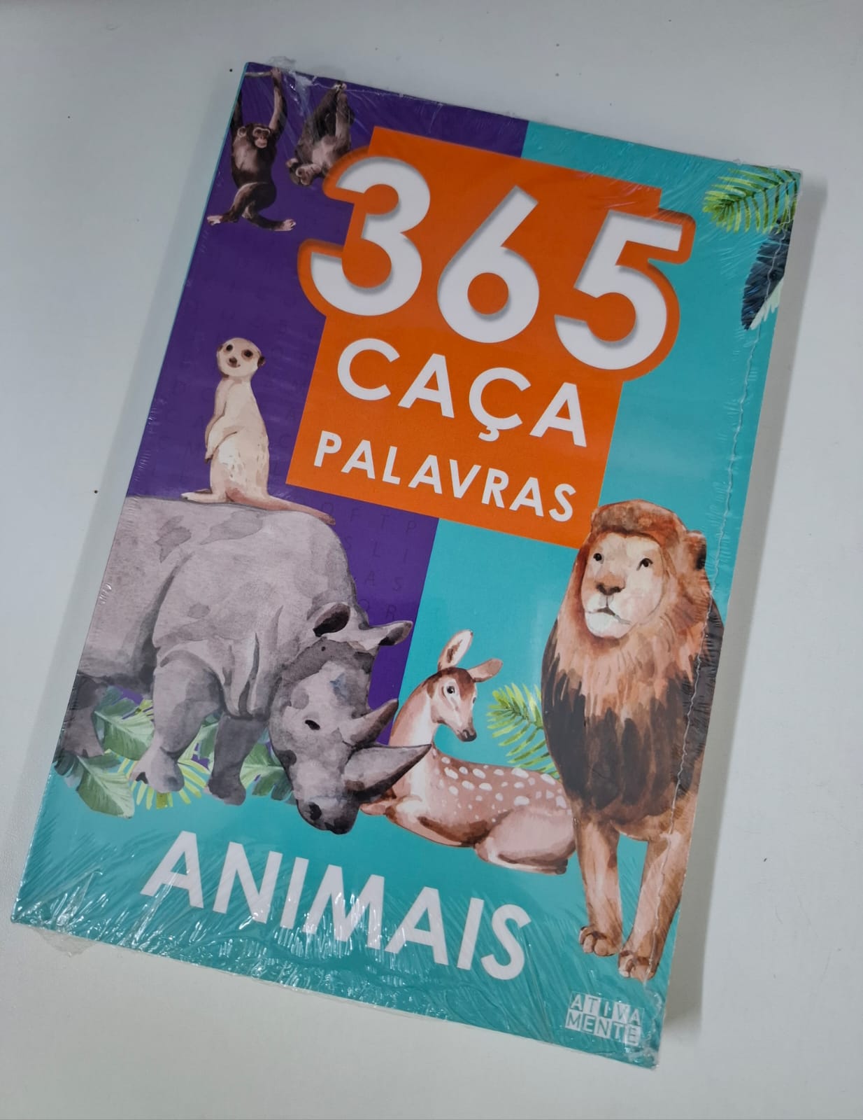 LIVRO CIRANDA 365 CACA PALAVRAS ANIMAIS