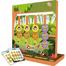 JOGO DESAFIO ANIMAIS CARLU EM MDF