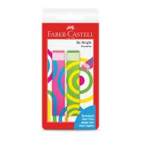 BORRACHA FABER CASTELL BE BRIGHT BLISTER COM 2 UNIDADES