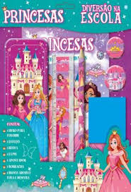 KIT LIVRO IBC COLORIR PRINCESAS BRINCANDO E APRENDENDO 01