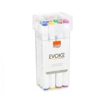 MARCADOR BRW ARTISTICO EVOKE DUAL MARKER C/12 CORES