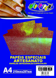 PAPEL OFF PAPER LAMICOTE HOLOGRAFICO 250G A4 10F VERMELHO