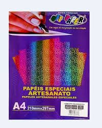 PAPEL OFF PAPER LAMICOTE HOLOGRAFICO 250G A4 10F ARCO IRIS