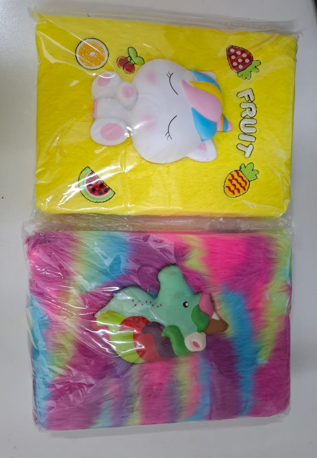 CADERNO DE PELUCIA CAMALEAO SORTIDOS