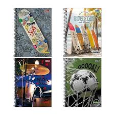 CADERNO TILIBRA 1 MATERIA 96 FOLHAS CD UNIV MASCULINO SORTIDOS