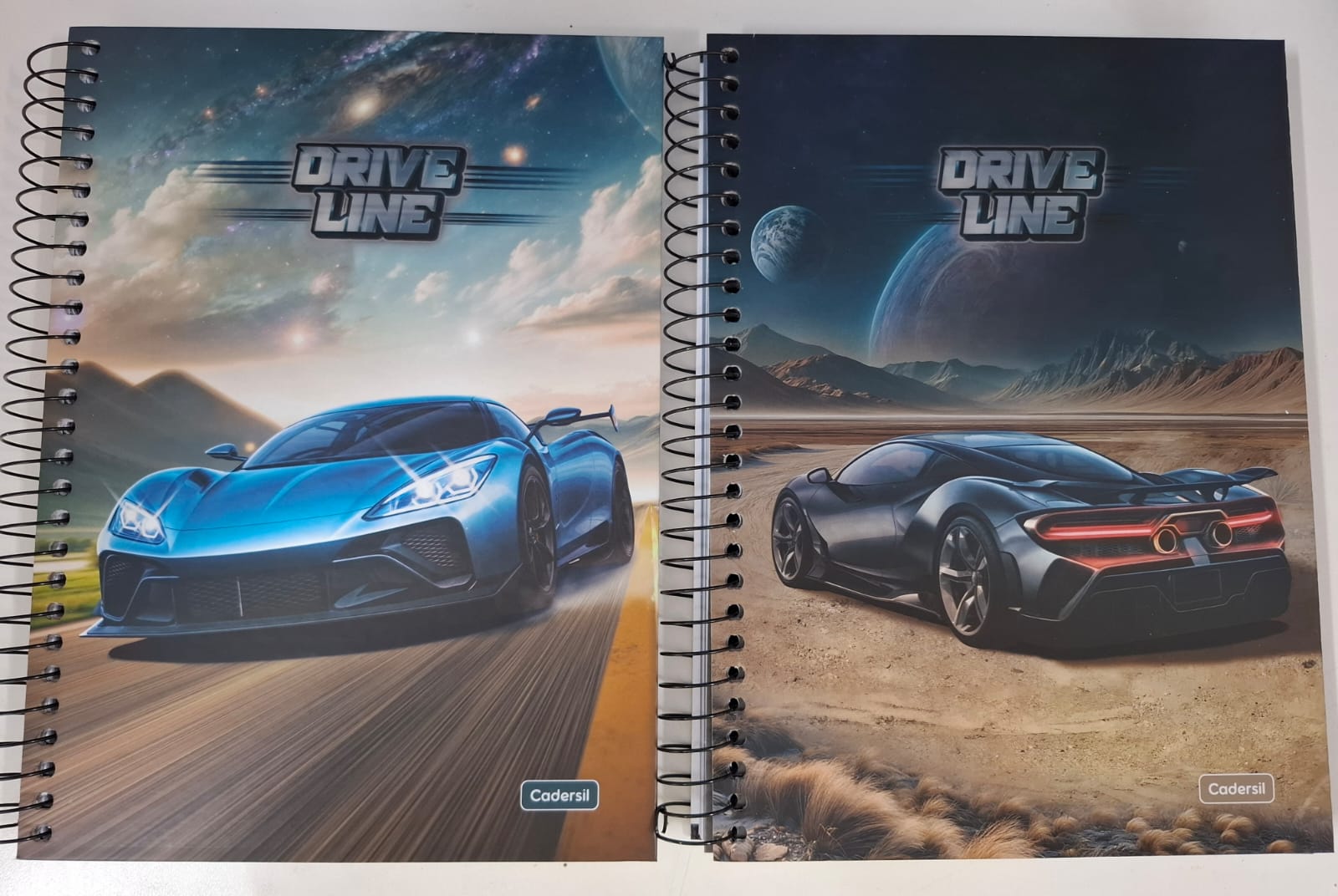 CADERNO CADERSIL 10.1 160 FOLHAS MET DRIVE LINE MASCULINO SORTIDOS