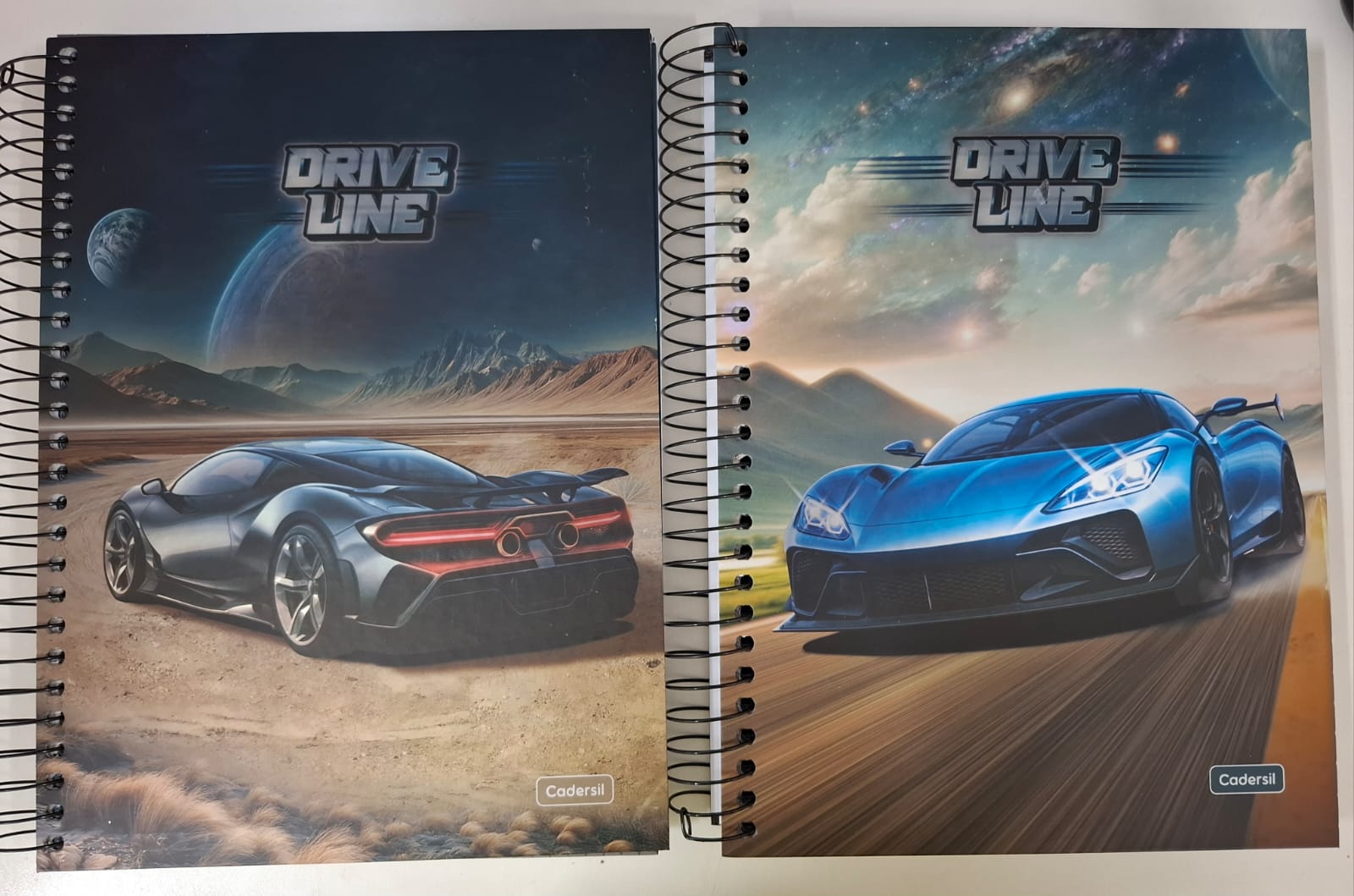 CADERNO CADERSIL 15.1 240 FOLHAS MET DRIVEL LINE MASCULINO SORTIDOS