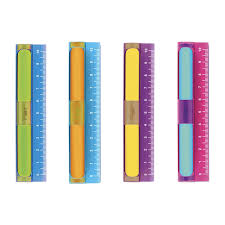 REGUA+ BORRACHA TRIS 10 CM FLAIR