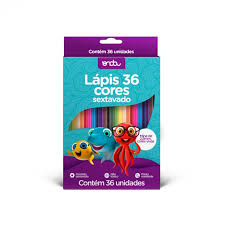 LAPIS ONDA 36 CORES  SEXTAVADO