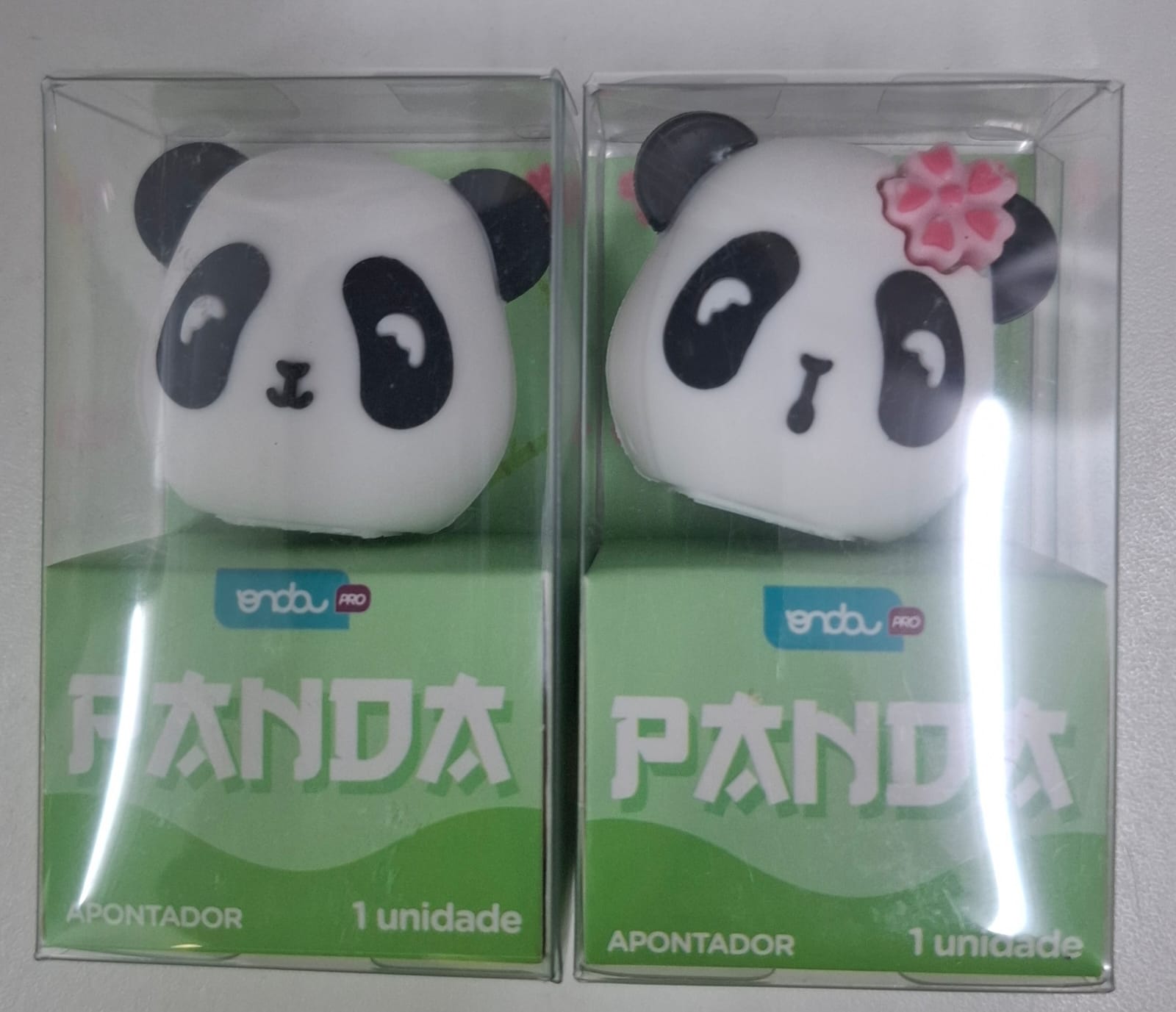 APONTADOR ONDA PLASTICO PANDA SORTIDOS