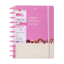 CADERNO DISCO UNIV BRW BEST FRIEND 80 FOLHAS
