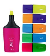 MARCA TEXTO BRW MINI COM CHEIRO NEON