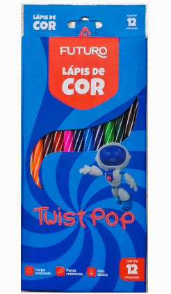 LAPIS DE COR TWIST FUTURO C/12 FE092257