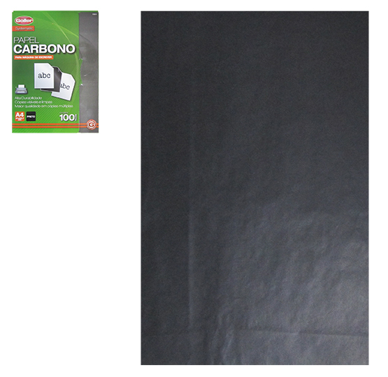 PAPEL CARBONO A4 GOLLER PT C/100 G-912