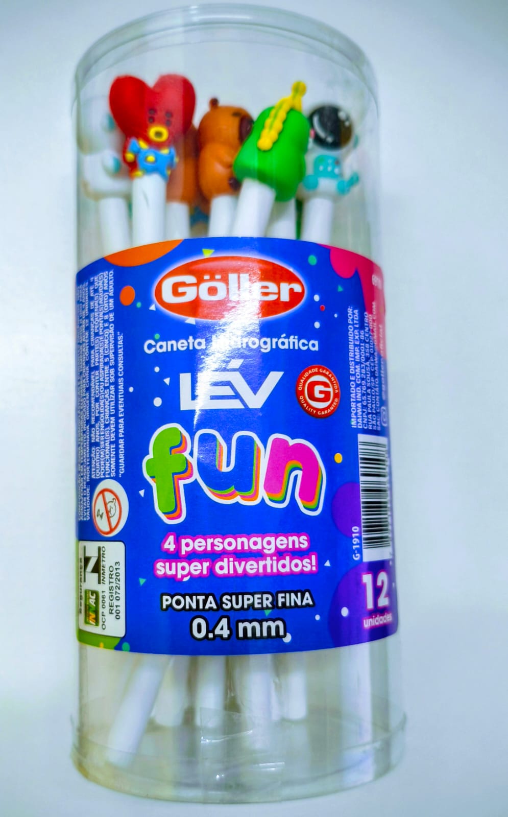 CANETA GOLLER HIDROGRAF FUN SORT. G-1910