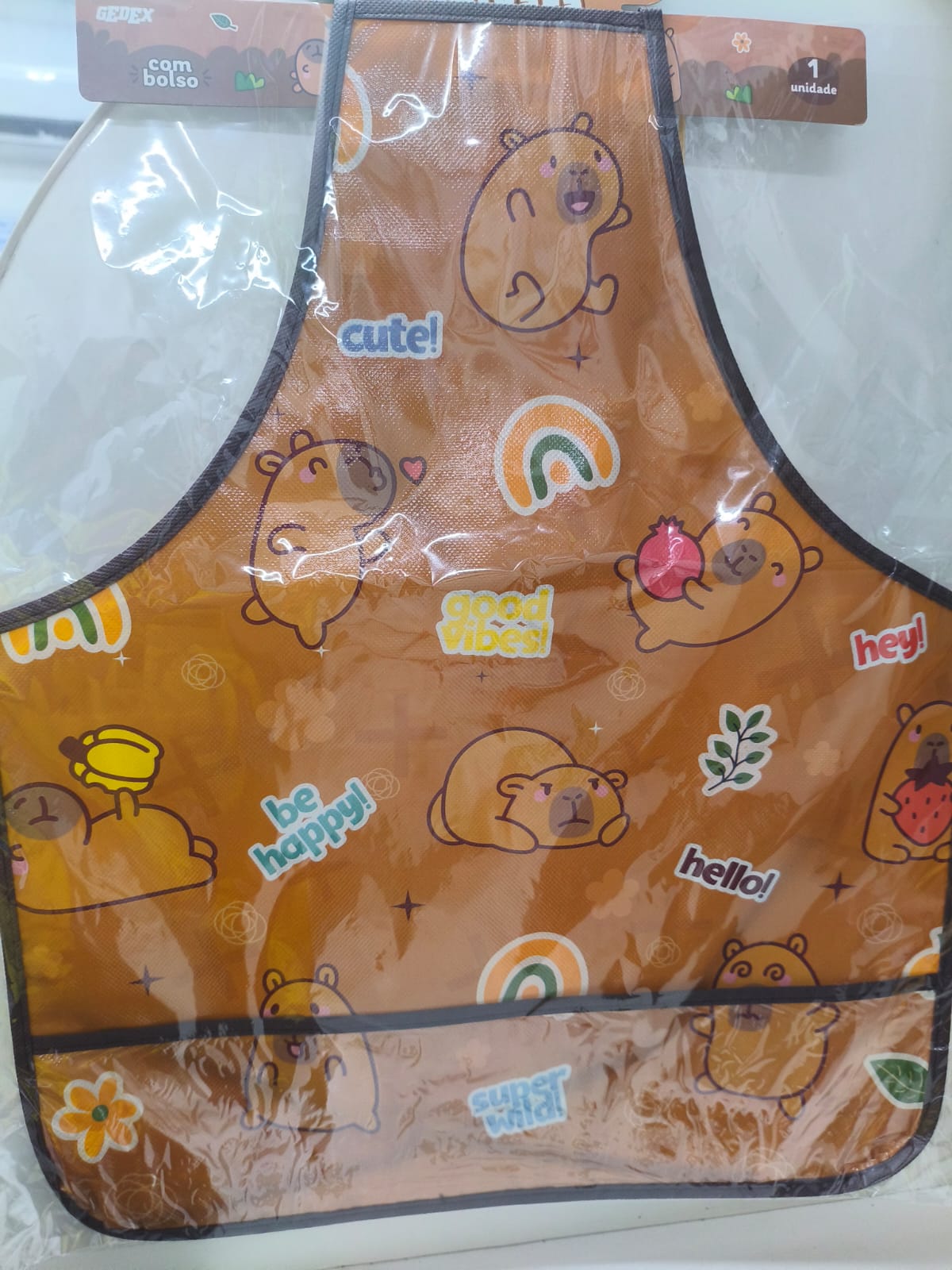 AVENTAL GEDEX C/BOLSO CAPIVARA GDX-H161